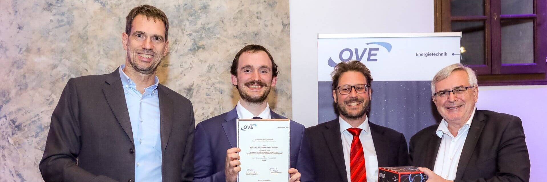 OVE-Energietechnik-Preisträger Maximilian Brestan