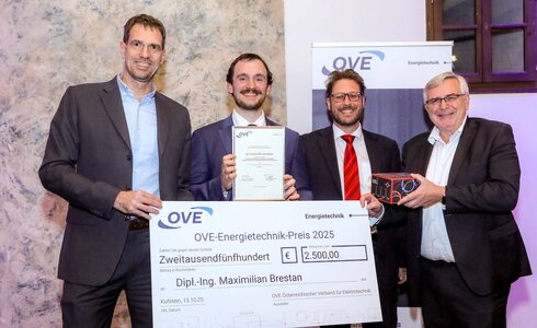 OVE-Energietechnik-Preisträger Maximilian Brestan