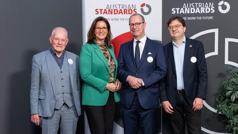 Jacques Pelkmans (CEPS), Valerie Höllinger (Austrian Standards), Georg Konetzky (BMWET), Bernhard Spalt (OVE)