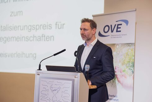 OVE Digitalisierungspreis Preisverleihung Roman Eichinger
