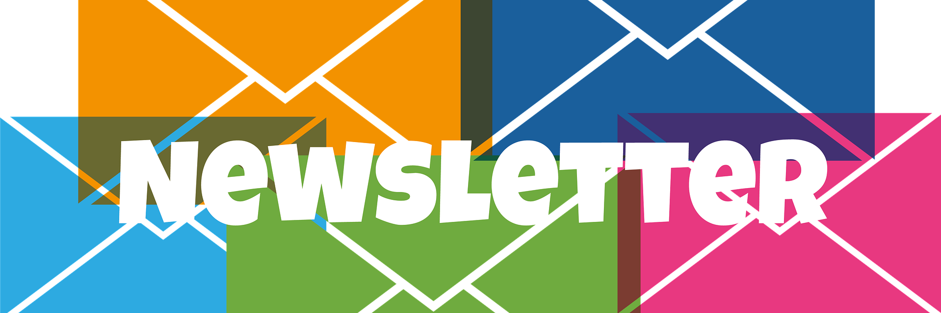 Grafik mit Schriftzug Newsletter