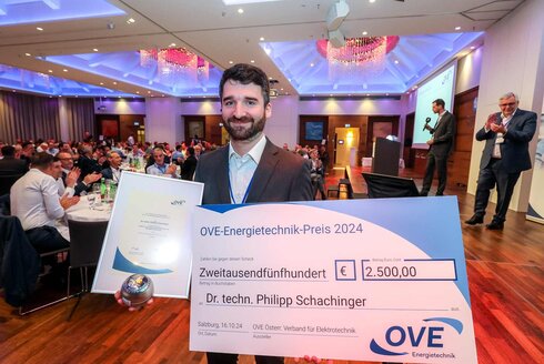 Preisträger OVE Energietechnik Preis Philipp Schachinger