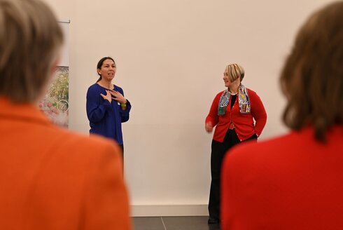 Pia Burchhart (l.) und Christine Materazzi-Wagner